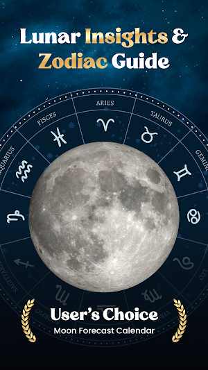 Moon Forecast Calendar: Zodiac Screenshot 1
