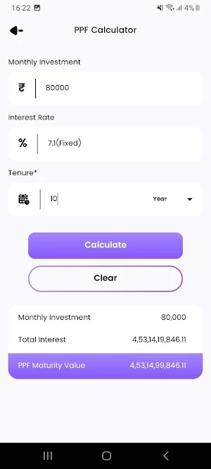 Easy EMI Loan Calculator Screenshot 3