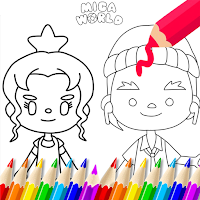 Miga Town Coloring Game life