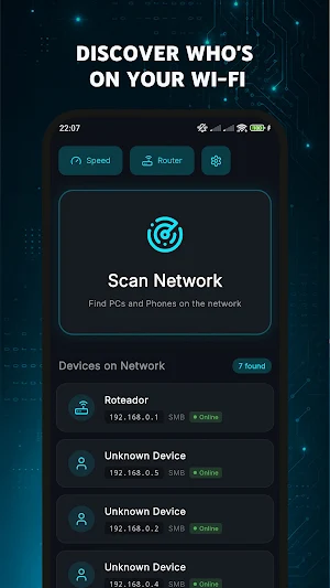 WiFi Network Scanner Screenshot 0