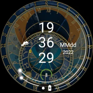 Clock Praga Animated WatchFace Screenshot 3