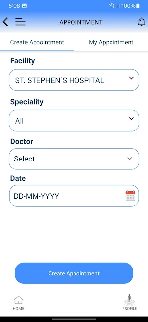 Stephen's Patient Portal Screenshot 2