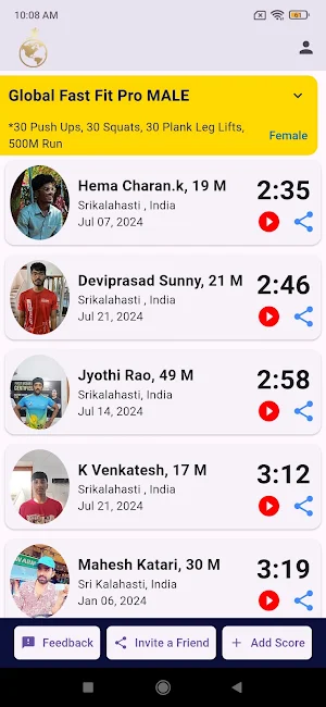 Global Fast Fit Screenshot 2