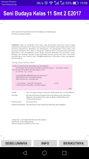 Seni Budaya Kelas 11 Semester 2 Siswa Edisi 2017 Screenshot 2