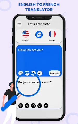French - English Translator Screenshot 1