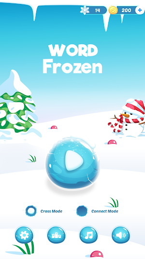 Word Frozen: Word Link Game Screenshot 2