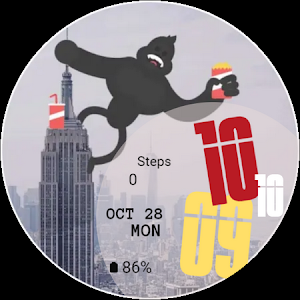 Animated Monkey Watch Face Screenshot 2