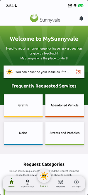 MySunnyvale CA Screenshot 2