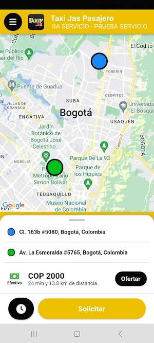 Taxi Jas Pasajero Screenshot 0