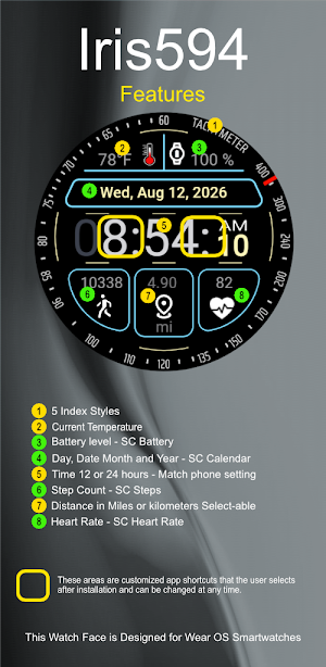 Iris594 Multi Function Watch Screenshot 3