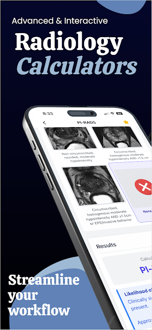 Radiology Calculators Screenshot 0