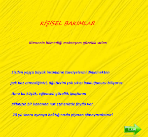 Kişisel Bakımlar Screenshot 2