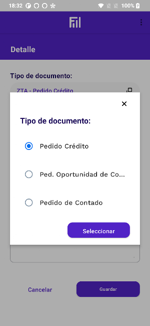 FILL Gestión Ventas Screenshot 1