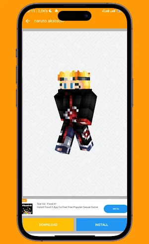 Naruto Skin for Minecraft PE Screenshot 2