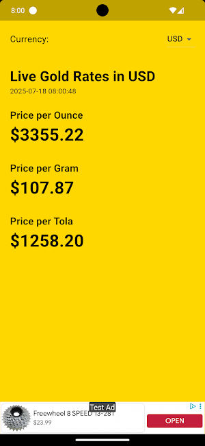 International Gold Rate Live Screenshot 3