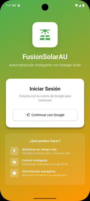 Fusion Solar Automatics Screenshot 1