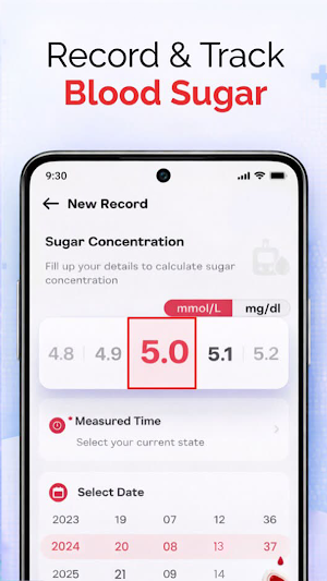 Blood Sugar Care - BP Monitor Screenshot 1