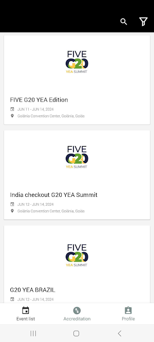FIVE G20 YEA Summit Screenshot 1