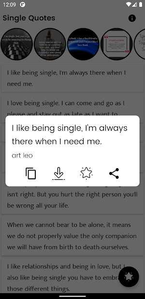 Single Quotes and Sayings Screenshot 0