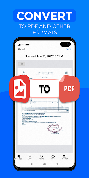 Scanner Z -  PDF Documents Screenshot 2