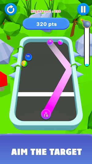 2048 Marble Mania Merge Balls Screenshot 0