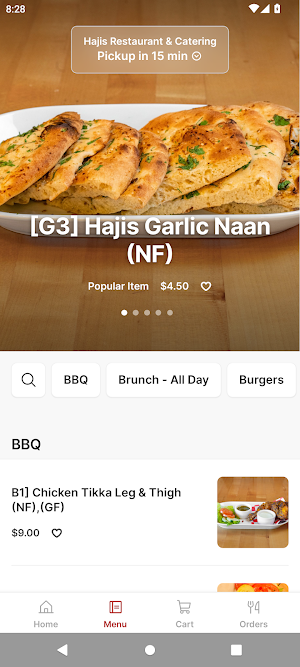 Hajis Restaurant Screenshot 0