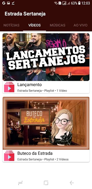 Estrada Sertaneja JF Screenshot 2
