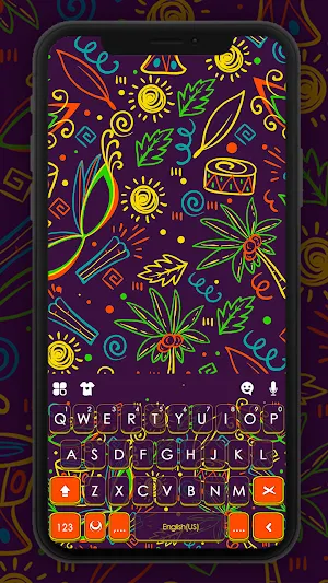 Brazil Carnaval Keyboard Backg Screenshot 0