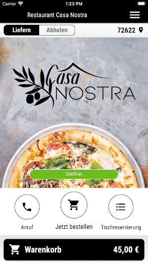 Restaurant Casa Nostra Screenshot 0