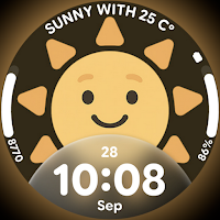 Glass Weather 3 - Watch face