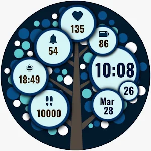 Seasons Watch Face - 4 Themes Screenshot 3