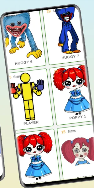 How to draw Huggy Screenshot 2