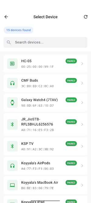 KSP Bluetooth Control Screenshot 1