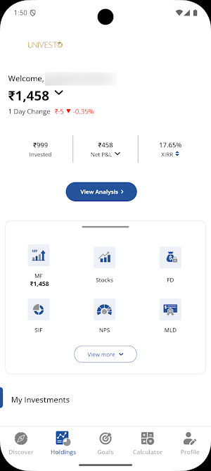 Univesto Wealth Screenshot 2