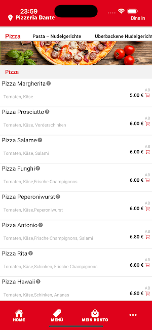 Pizzeria Dante Screenshot 2