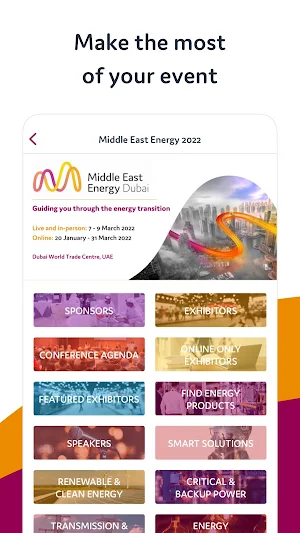Middle East Energy 2022 Screenshot 0