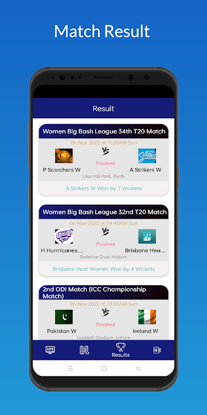 CricRun Live -  Cricket Scores Screenshot 3
