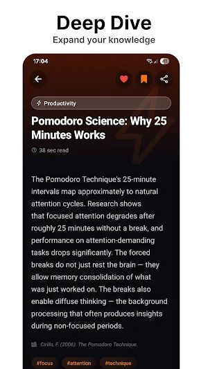 Scroll - Daily Microlearning Screenshot 1
