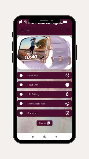 LIVIKEY Smart Watch guide Screenshot 0