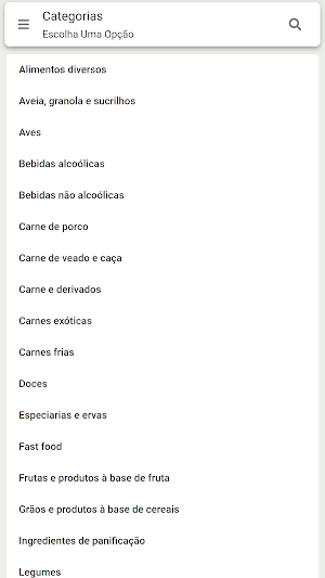 NutriTuti - Calorias Screenshot 3