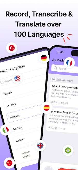 iMemo AI Note Taker Transcribe Screenshot 2