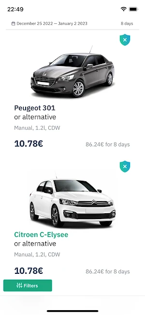 Rent a car Localrent partner Screenshot 1