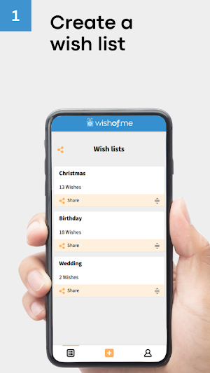WishOf.Me: The Wish list app Screenshot 2