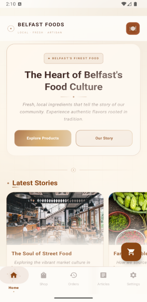 Belfast Foods Screenshot 0