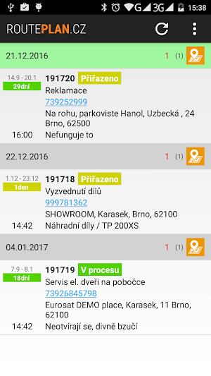 RoutePlan.cz Screenshot 1