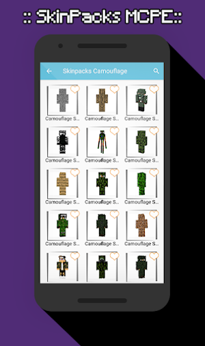 SkinPacks Camouflage for Minecraft Screenshot 0