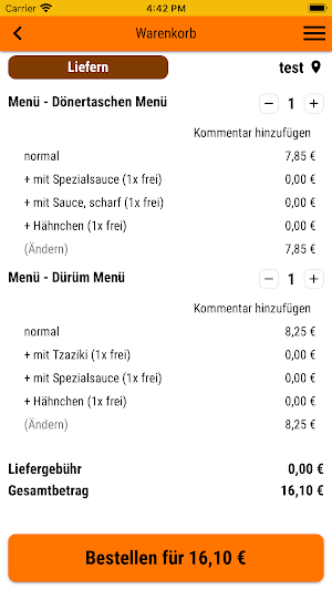 Pizza Fattoria Bad-Salzuflen Screenshot 1