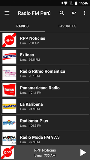 Radio FM Peru Screenshot 3
