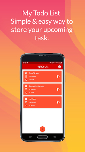 My Todo List, Reminder Apps Screenshot 3