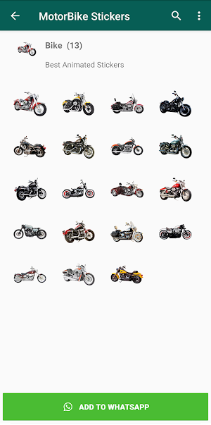 Bike Stickers for WhatsApp Screenshot 3
